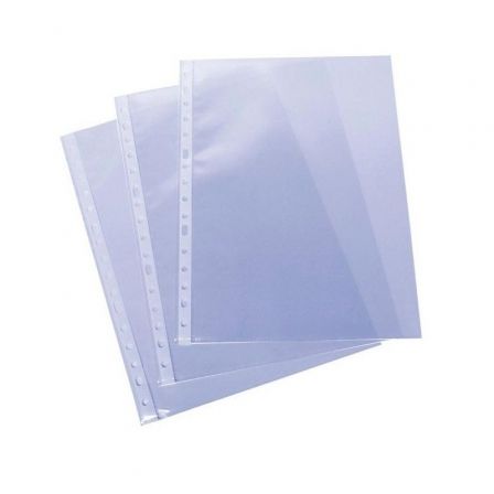 Esselte Fundas de Polipropileno 16 Taladros Piel de Naranja Folio